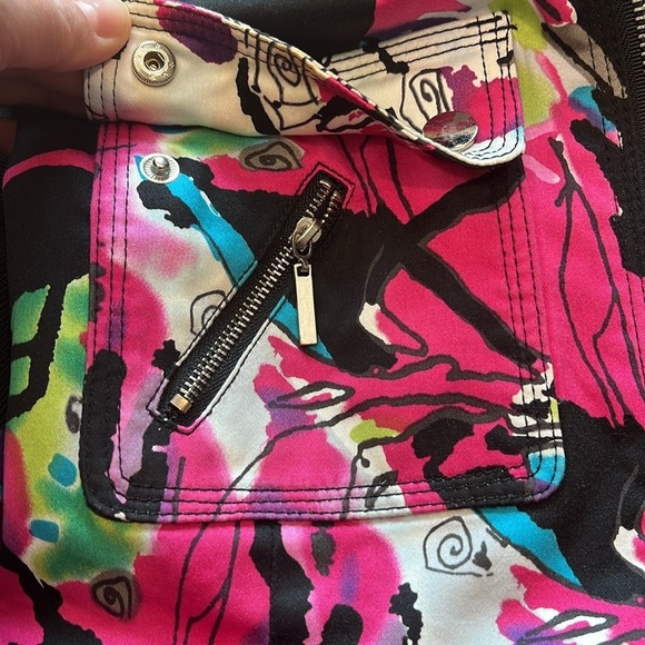 Peter Nygard - no size, stretch retro jacket/bomber - Picture 8 of 10